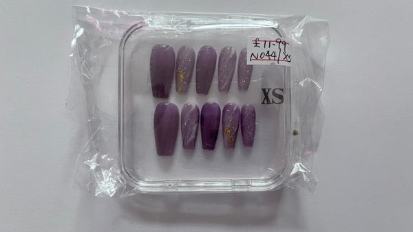 1 set Fake / False Press On Nails with box N044