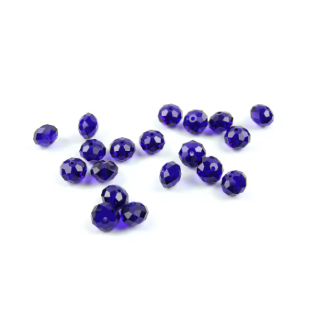 180 pcs / 4mm / Rondelle Gass Beads