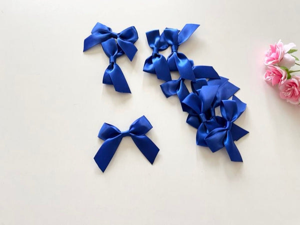 50 pieces / 7cm / Assorted Colours Handmade Double bows BW004