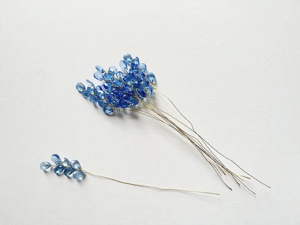 10 Stems / Crystal Bead Leaf Spray  FS21G