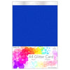 Habicraft / 10 Sheets / A4 Navy Blue Non-Shed Glitter Card 290gsm (HGC09) Wholesale