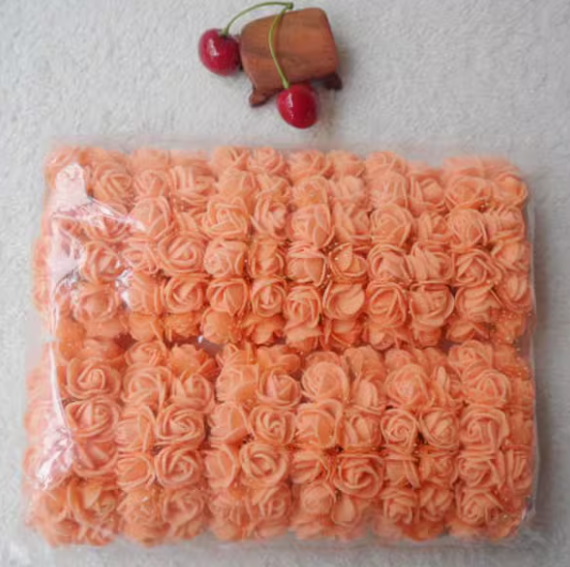 72 pcs, 144 pcs / 2cm / Mini Artificial Lace Foam Flowers SF013