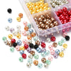 (Y201)  50g / 8mm / Mixed Assorted Glass Pearl Beads, Jewellery Making