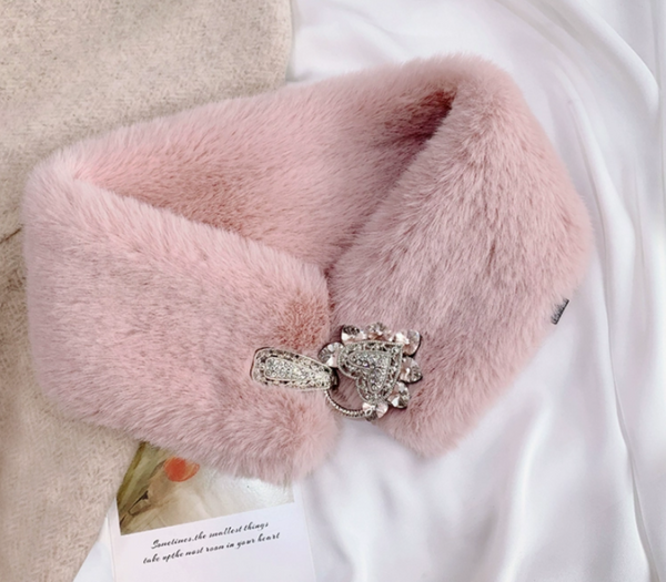 85 x 12cm Faux Fur Collar, False Collar, Removable Collar B706