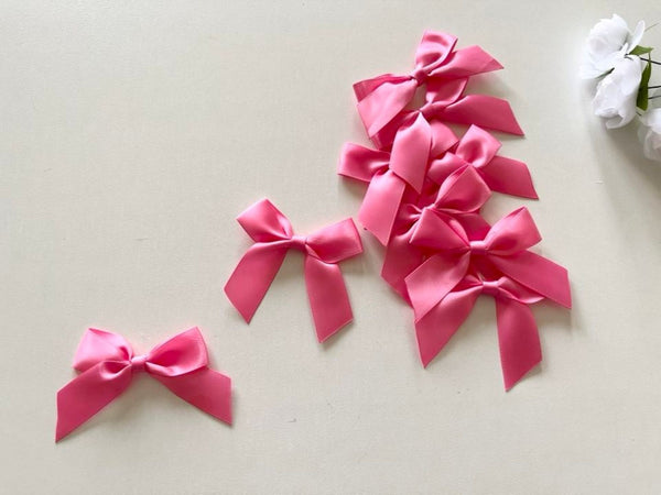 50 pieces / 7cm / Assorted Colours Handmade Double bows BW004