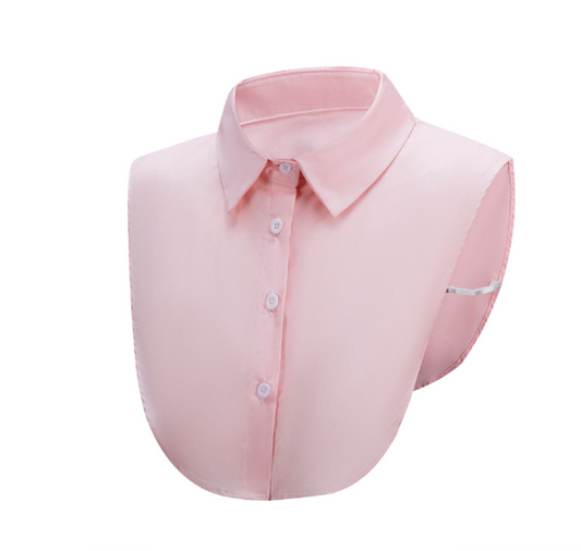 B550 / Pink Cotton Fake Collar, False Collar, Removable Collar