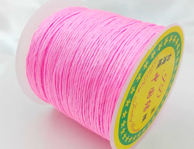 1 roll / 100 meters / Nylon Beading String Knot Cord, Thread for Bracelet Jewelry Making