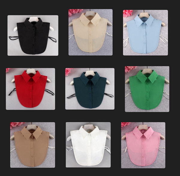 Chiffon Point Fake Collar, False Collar, Removable Collar B124(E) point