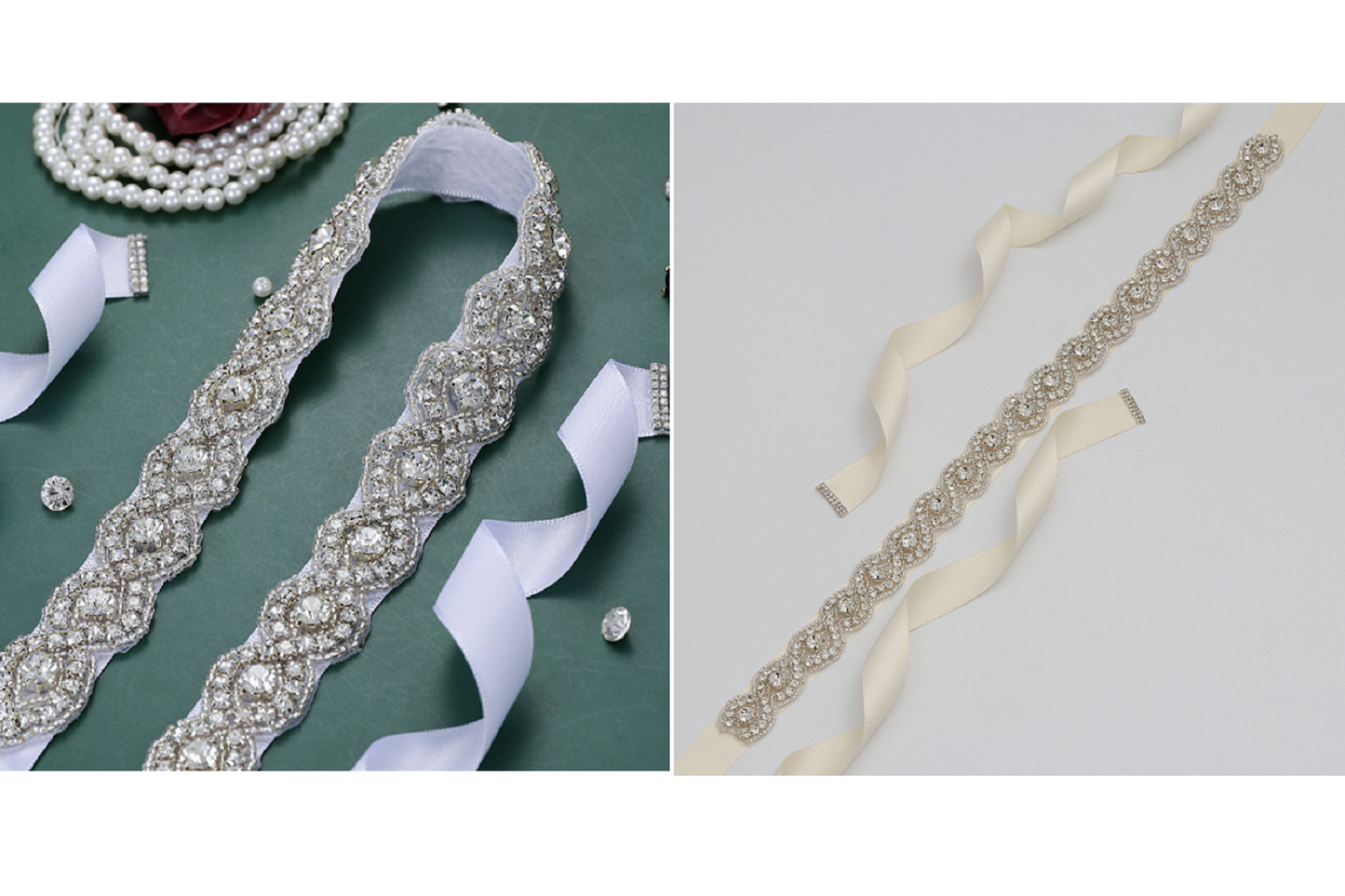 Wedding Crystal Belt, Bridal Dress Belt YS809