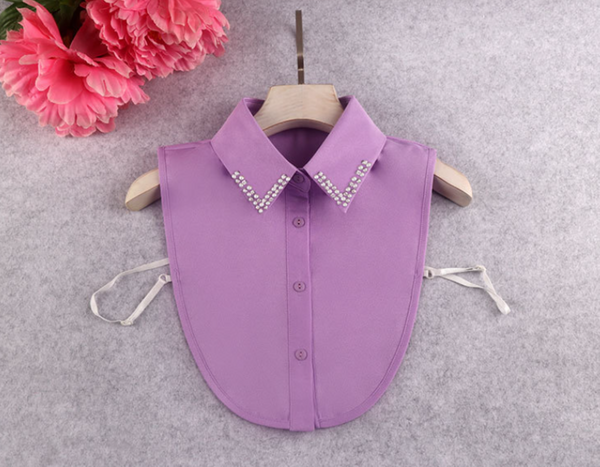 Chiffon Point Fake Collar, False Collar, Removable Collar B806(E) Point