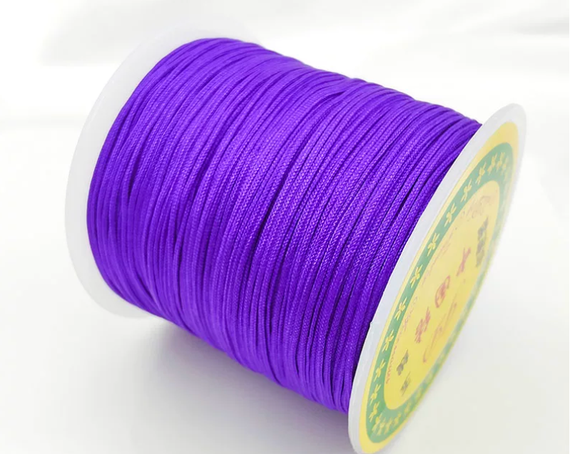 1 roll / 100 meters / Nylon Beading String Knot Cord, Thread for Bracelet Jewelry Making