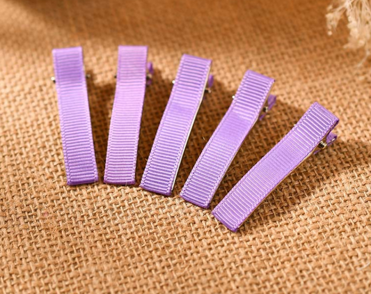 20 pcs / DIY Blank Coated Hair Clips, DIY Hair Accessories PC002