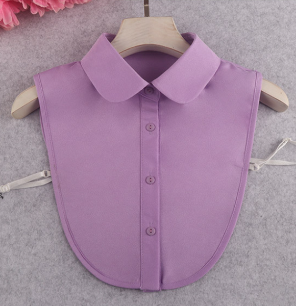 Chiffon Pan Fake Collar, False Collar, Removable Collar B124(E)Pan