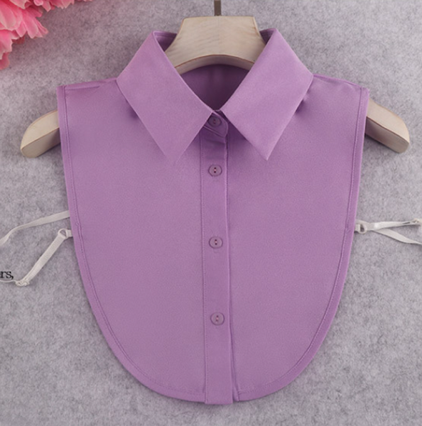 Chiffon Point Fake Collar, False Collar, Removable Collar B124(E) point