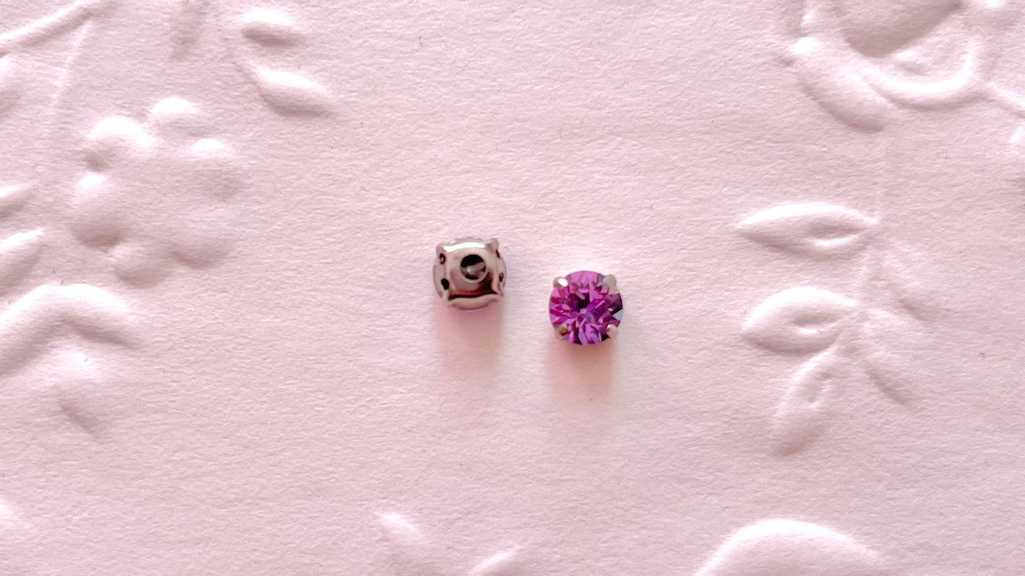(S63) 30 pcs / 6mm, 8mm / K9 Sew On Glass Rhinestones, Crystals Accessories, DIY Crafts Decoratian High Quality Pointback Stones Glass Gemstones (Copy)