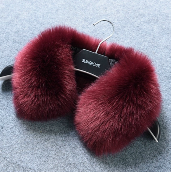 Faux Fur Collar, False Collar, Removable Collar B701(S)