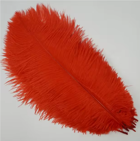 10 Pcs / 25-30cm / Fasinator Ostrich Feathers, Party Hat Decoration