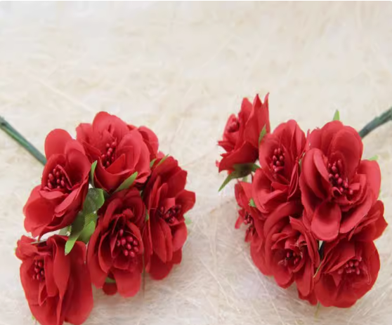 30 Pcs / 3cm / Mixed Mini Artificial Flowers Lot  SF004