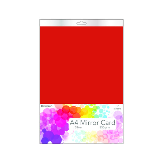 Habicraft / A4 / 10 sheets / Red Mirror Card 250gsm (HMC03) Wholesale