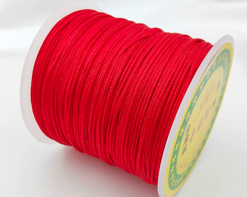 1 roll / 100 meters / Nylon Beading String Knot Cord, Thread for Bracelet Jewelry Making