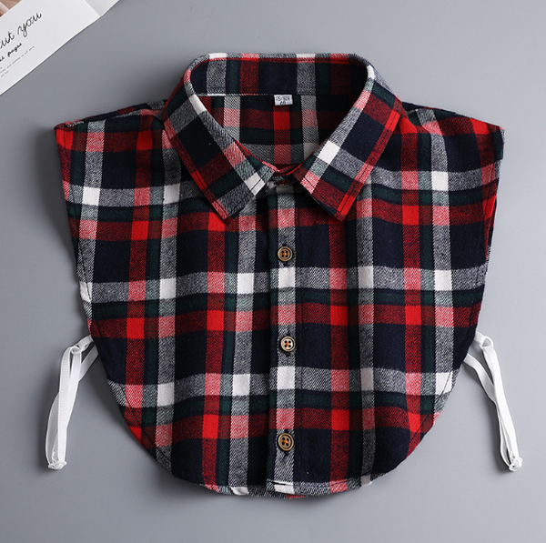 L, XL / Fake Collar, False Collar, Removable Collar    B849(W)