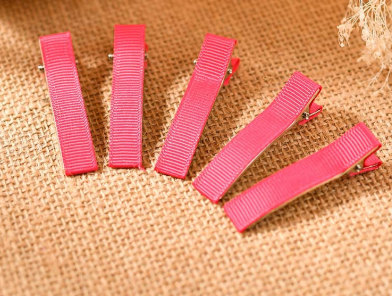 20 pcs / DIY Blank Coated Hair Clips, DIY Hair Accessories PC002