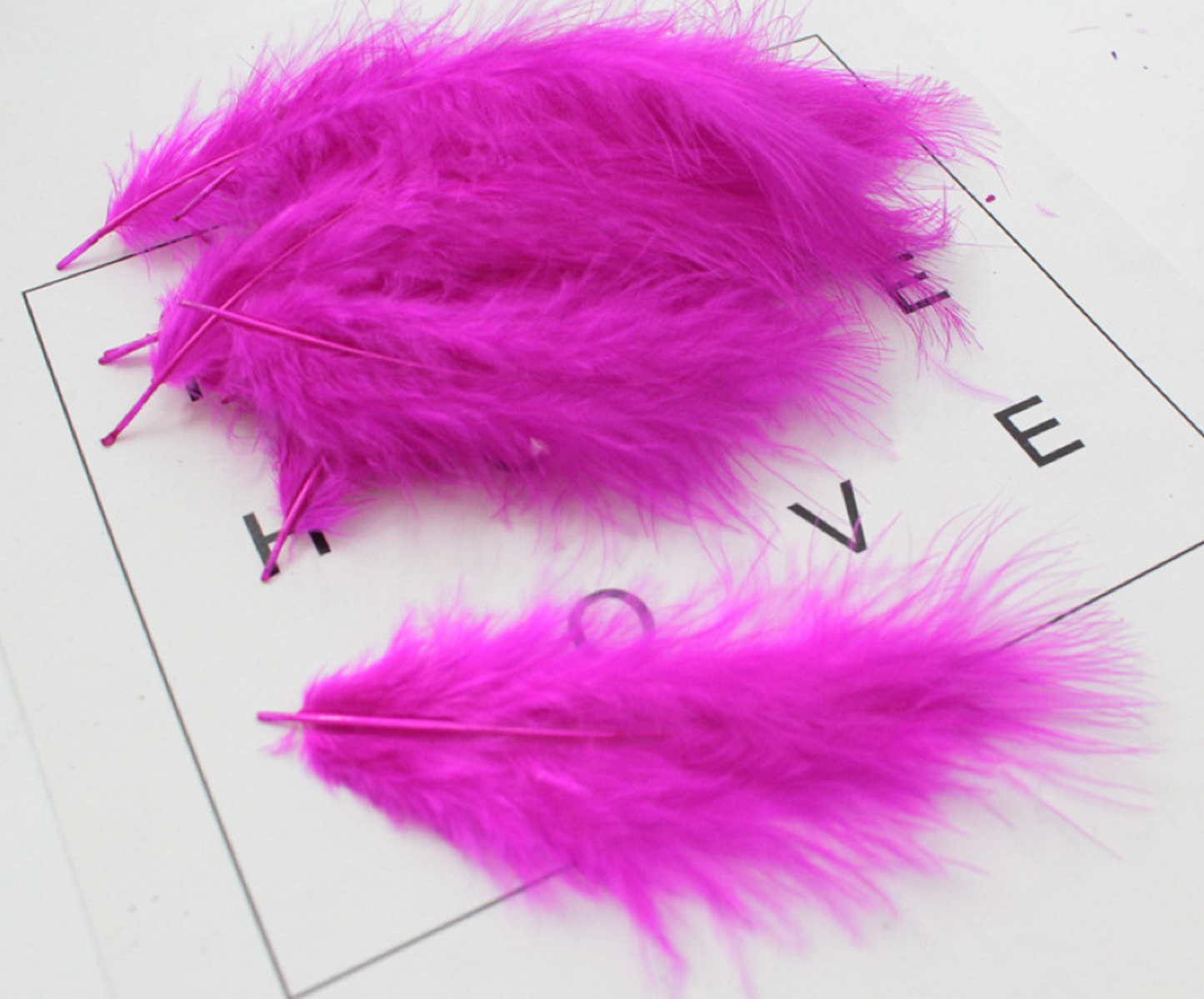 100 pcs / DIY Craft Soft Swansdown Feather Trim