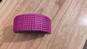 4 Meters / 8 Rows Effect Diamante Trim DIY, Bling Bling Effect TR1000