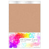 Habicraft / 10 sheets / Rose Gold Non-Shed Glitter Card 290gsm (HGC06)