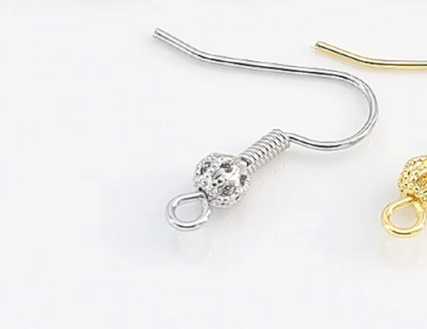 (EK40) 10 pcs /  Gold Plated / Earrings Hooks