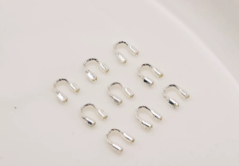 (EC002) 50 pcs / DIY Copper U-shaped Clasp Horseshoe Clasp Bracelet Closure Gold-plated Jewelry Accessories