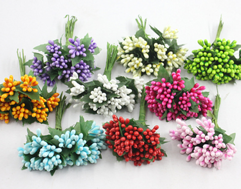 24 Stems / Smooth Flower Stamens, Flower Arrangement