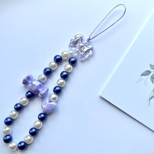 Handmade Acrylic Beaded Mobile phone strap charm, mobile phone accessories (MC011)