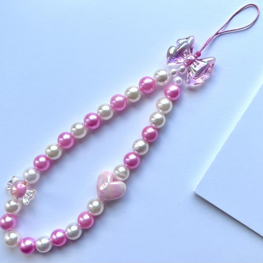 Handmade Acrylic Beaded Mobile phone strap charm, mobile phone accessories (MC009)