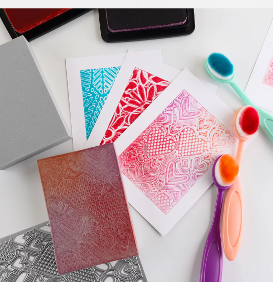 2 pcs / 10.8 x 7.7 x 1.4cm / Stamping Foam Block for Cardmaking, Scrapbook, Embossing