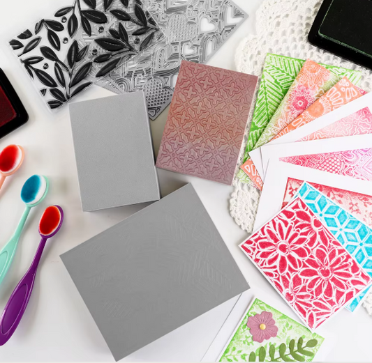 2 pcs / 10.8 x 7.7 x 1.4cm / Stamping Foam Block for Cardmaking, Scrapbook, Embossing