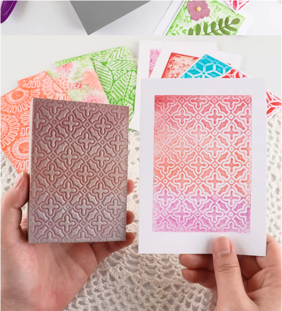 2 pcs / 10.8 x 7.7 x 1.4cm / Stamping Foam Block for Cardmaking, Scrapbook, Embossing