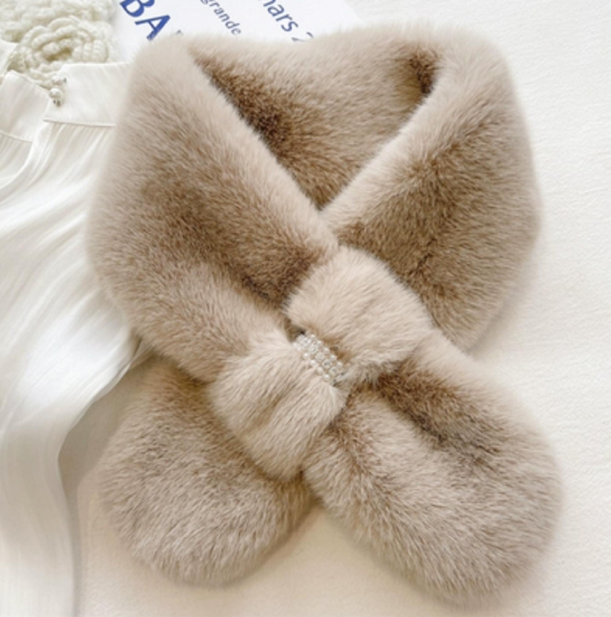 84*12cm / Faux Fur Scarf, False Collar, Removable Collar  B705(F)