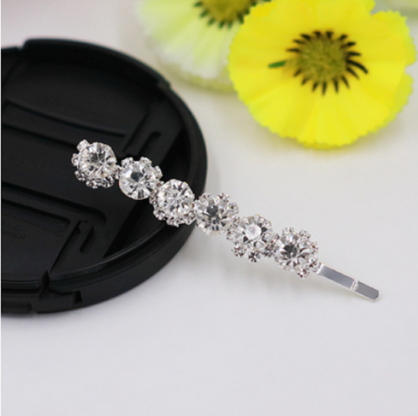 2pcs / Crystal Hair Clips CC004