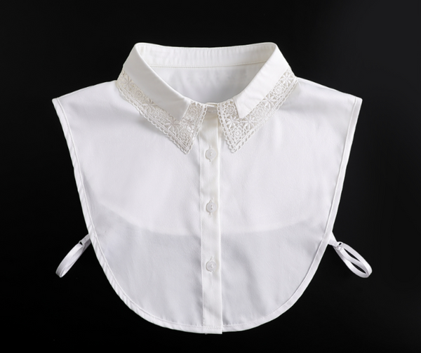 White, Black / Fake Collar B65(K)