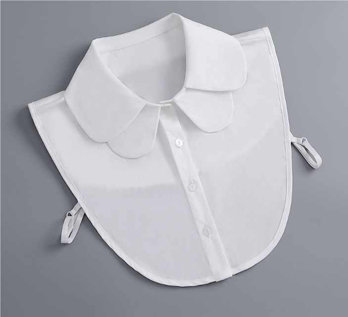 B648 / Off White Fake Collar, Off White Elegant Lace Fake Collar, False Collar, Removable Collar