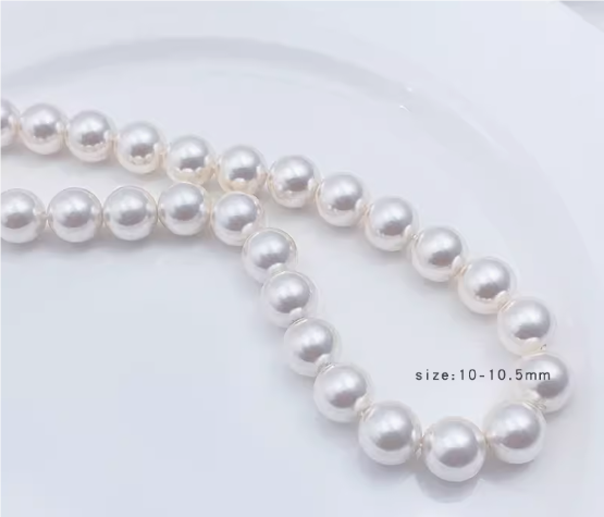 3mm-12mm / Round White Pearl Beads