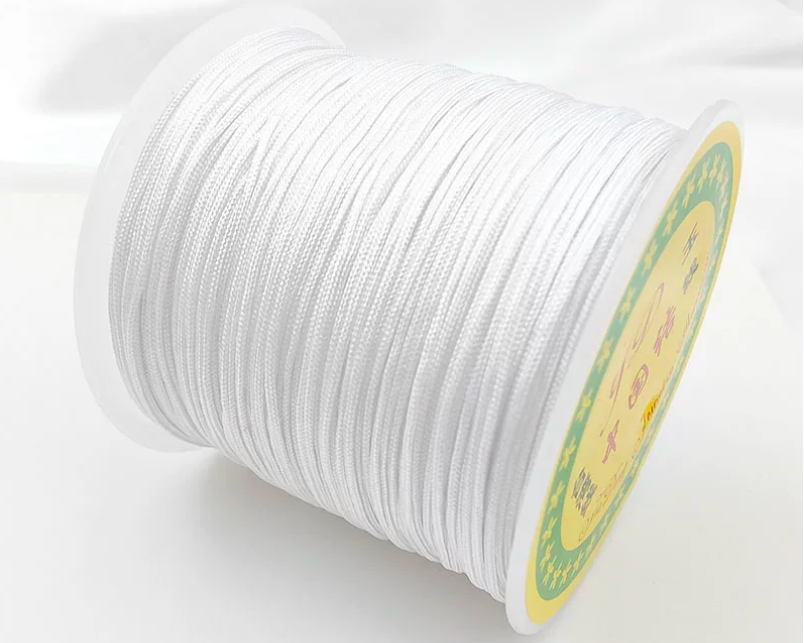 1 roll / 100 meters / Nylon Beading String Knot Cord, Thread for Bracelet Jewelry Making