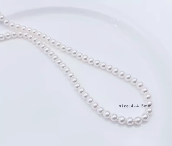 3mm-12mm / Round White Pearl Beads
