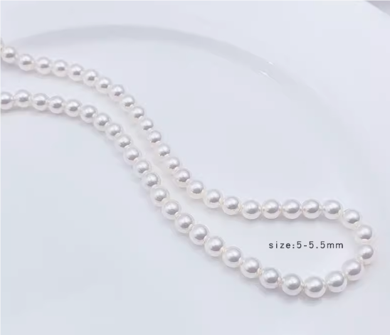 3mm-12mm / Round White Pearl Beads