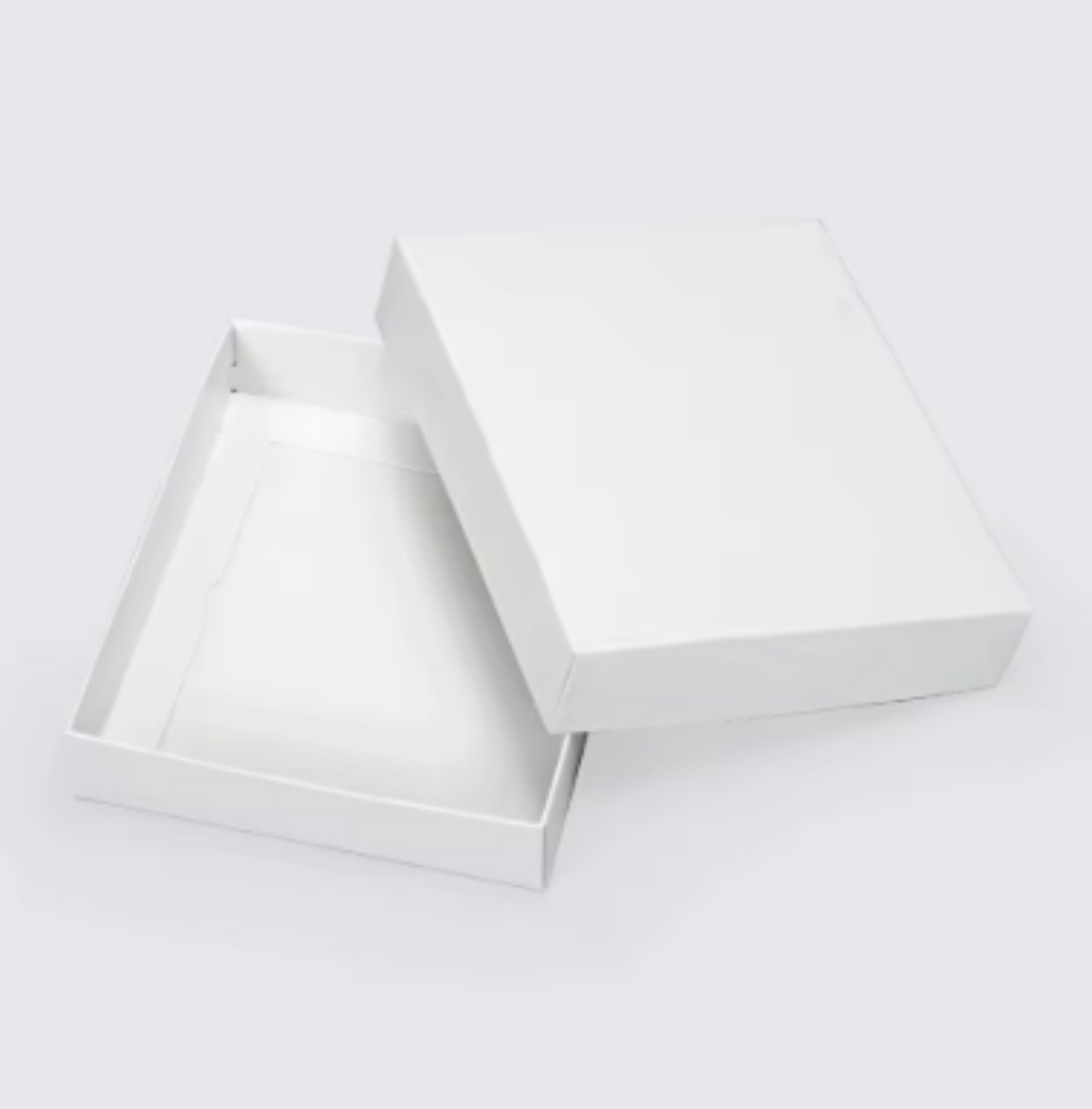 10 Boxes / 22.5 x 16.5 x 5cm / White Self Assembly Flat Pack Greeting Card Gift Boxes, Paper Box with Lid for Greeting Card, Flower, Gift Box