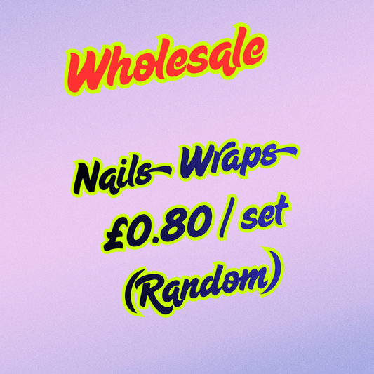 (Wholesale) Mixed Lot / 10 sets  Nail Wraps