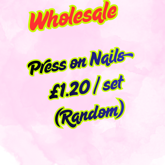 (Wholesale) 10 sets / Mixed lot Press on Nails, Fake Nails (without tool & box)
