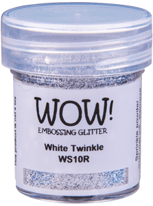 15 ml / Wow!  Embossing Glitter White Twinkle (WS10)