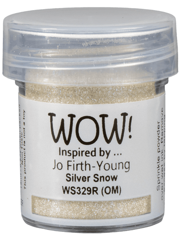 15 ml / Wow!  Embossing Sparkles,  Silver Snow (WS329)